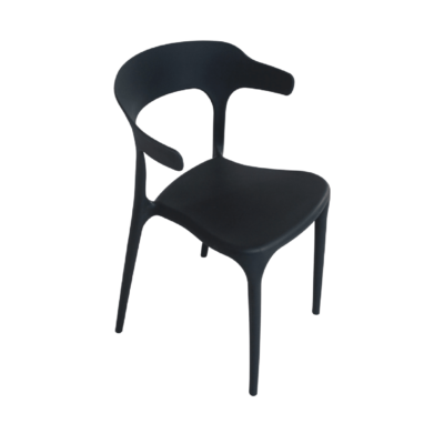 silla-arco-resina-negro