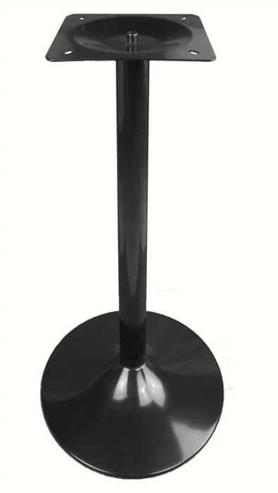 Base de mesa CRISS, alta, negra, base de 45 cms de diámetro, altura 110 cms
