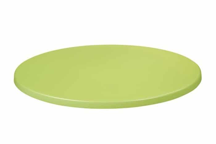 Tablero de mesa Topalit verde, 70 cms de diámetro