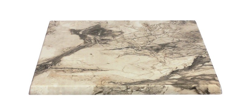 Tablero de mesa Werzalit-Sm, MARBLE ALMERIA 209, 60 x 60 cms*
