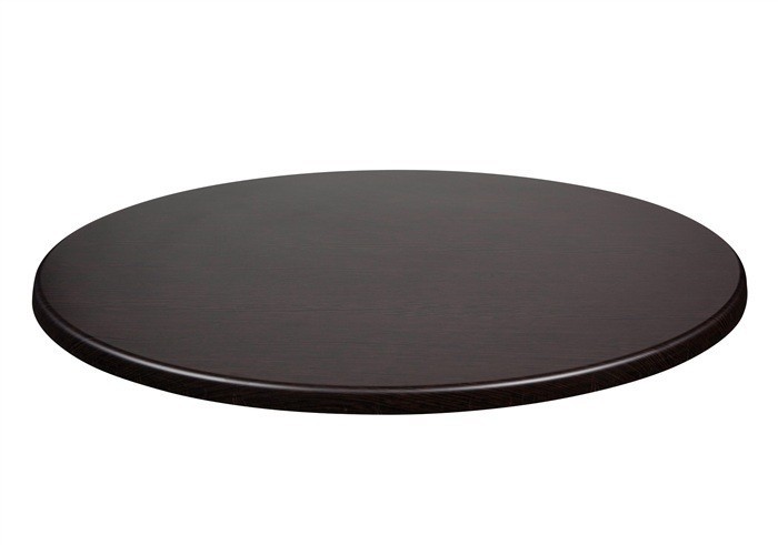Tablero de mesa Werzalit-Sm, WENGUÉ 103, 70 cms de diámetro*.